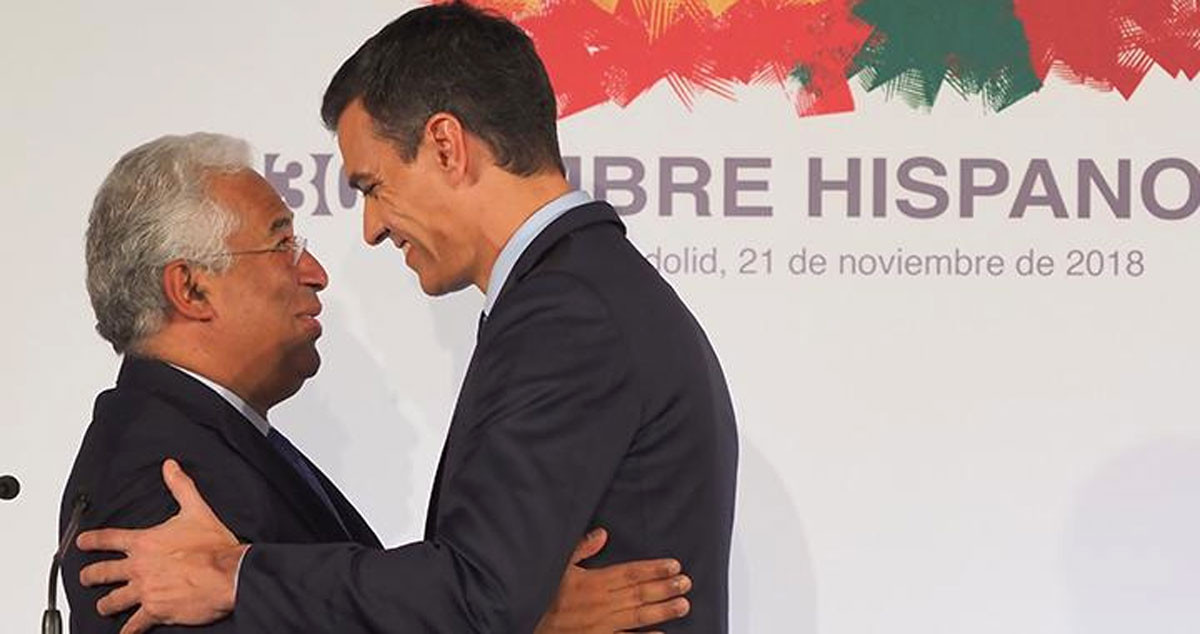 El primer ministro de Portugal, António Costa (i), y el presidente del Gobierno de España, Pedro Sánchez / EP