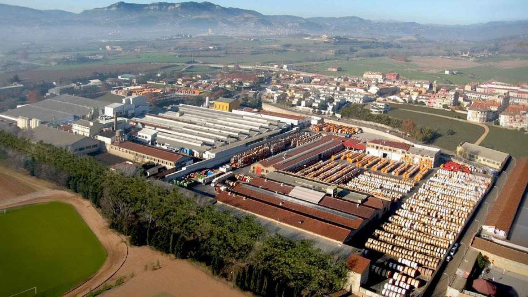 La planta de General Cable en Manlleu (Barcelona), una de las afectadas por el ERE de Prysmian Group / GENERAL CABLE