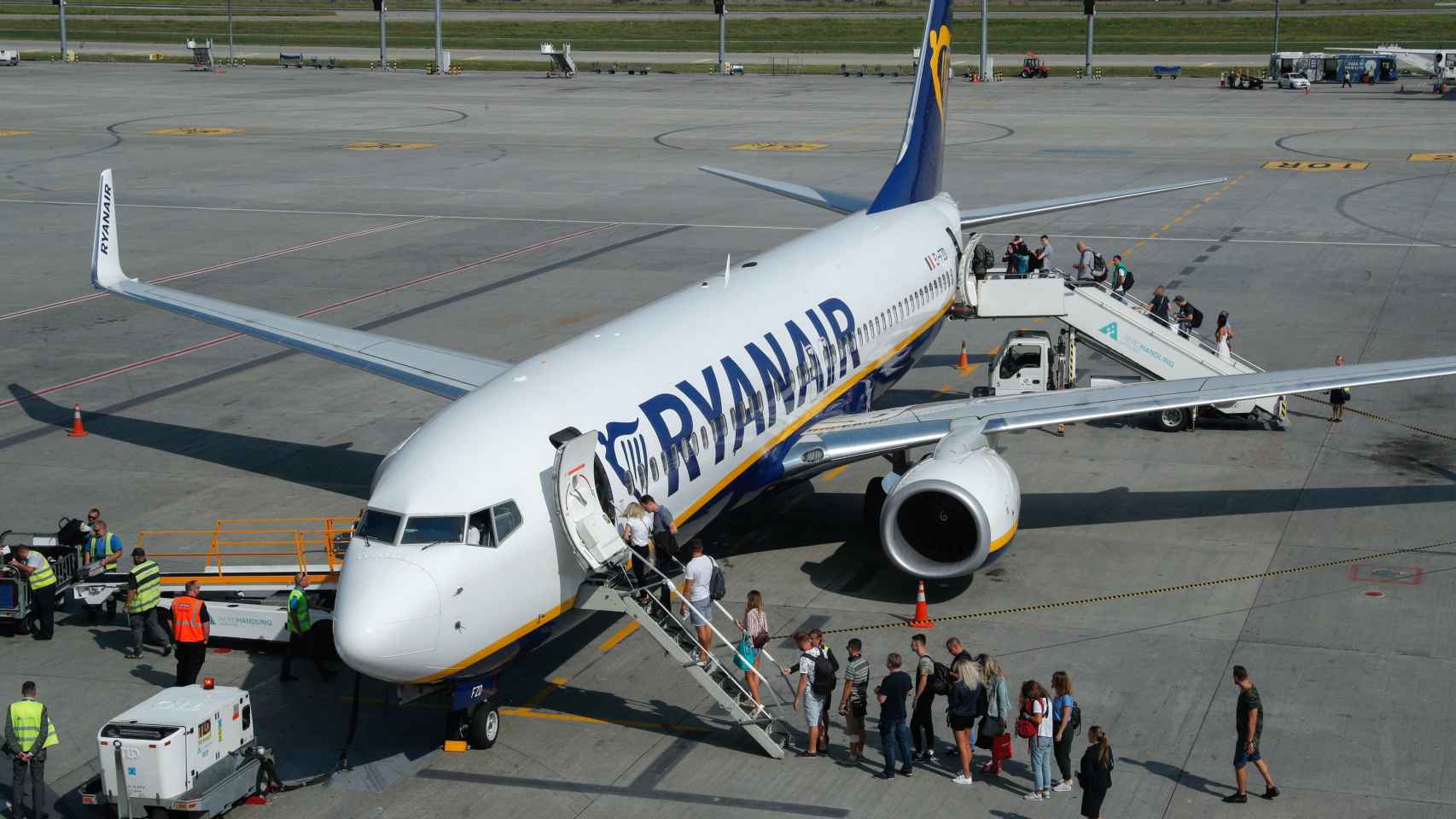 Un avión de Ryanair en imagen de archivo / EFE