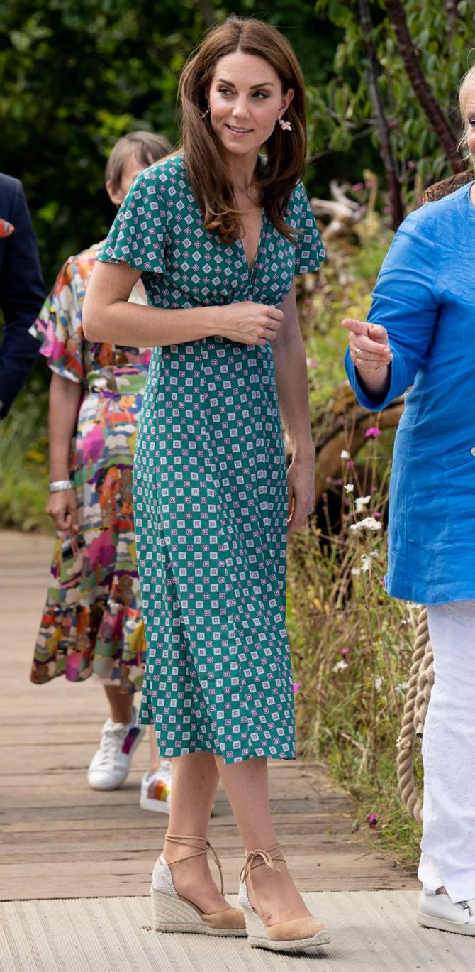 Kate Middleton, duquesa de Cambridge, con zapatos de Castañer / CG