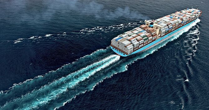 Buque de carga de Maersk / Maersk