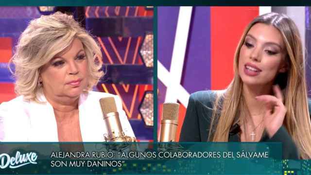 Terelu Campos y Alejandra Rubio en el 'Deluxe' / MEDIASET
