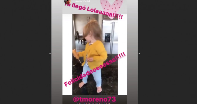Rosana felicita a Toñi Moreno por su recién estrenada maternidad / INSTAGRAM