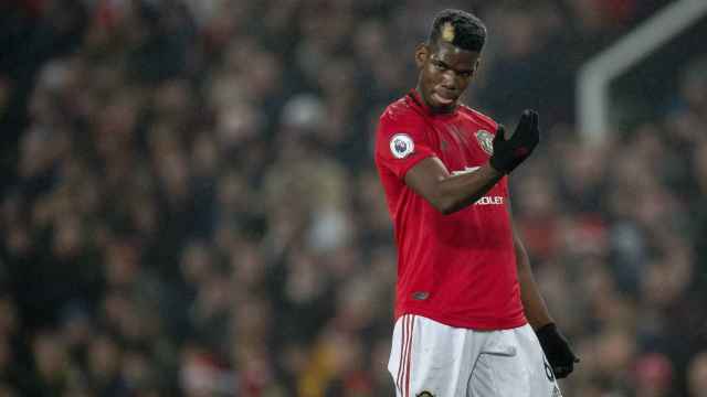 Pogba, celebrando un gol con el Manchester United / EFE
