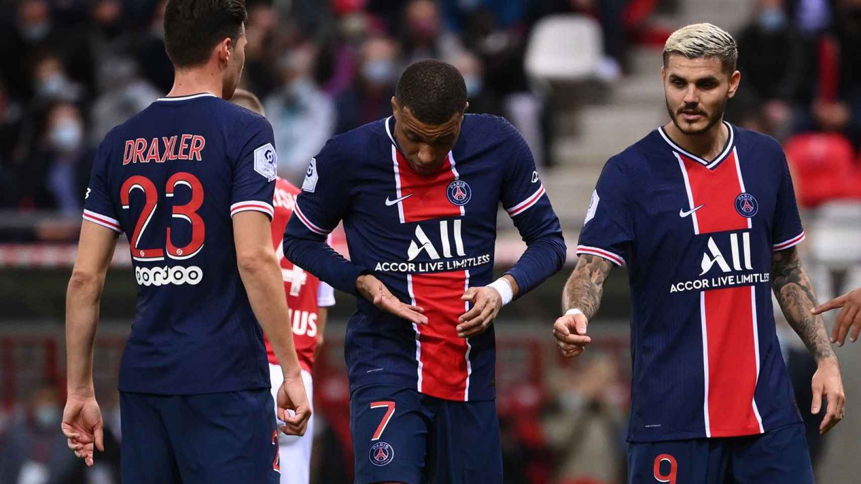 Icardi y Mbappé, celebrando un gol con el PSG | EFE