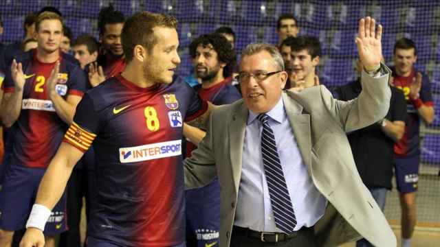 Salvador Canals en el acto de su homenaje / EFE