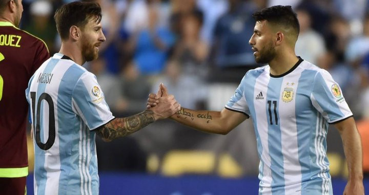 Messi y Agüero, en la selección argentina | EFE