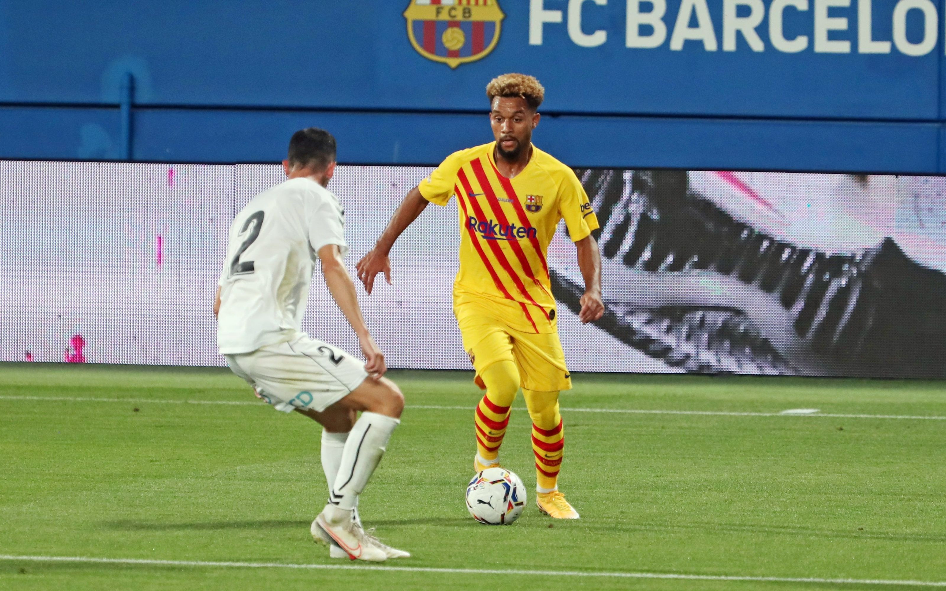 Konrad de la Fuente en su debut con el primer equipo del Barça / FC Barcelona