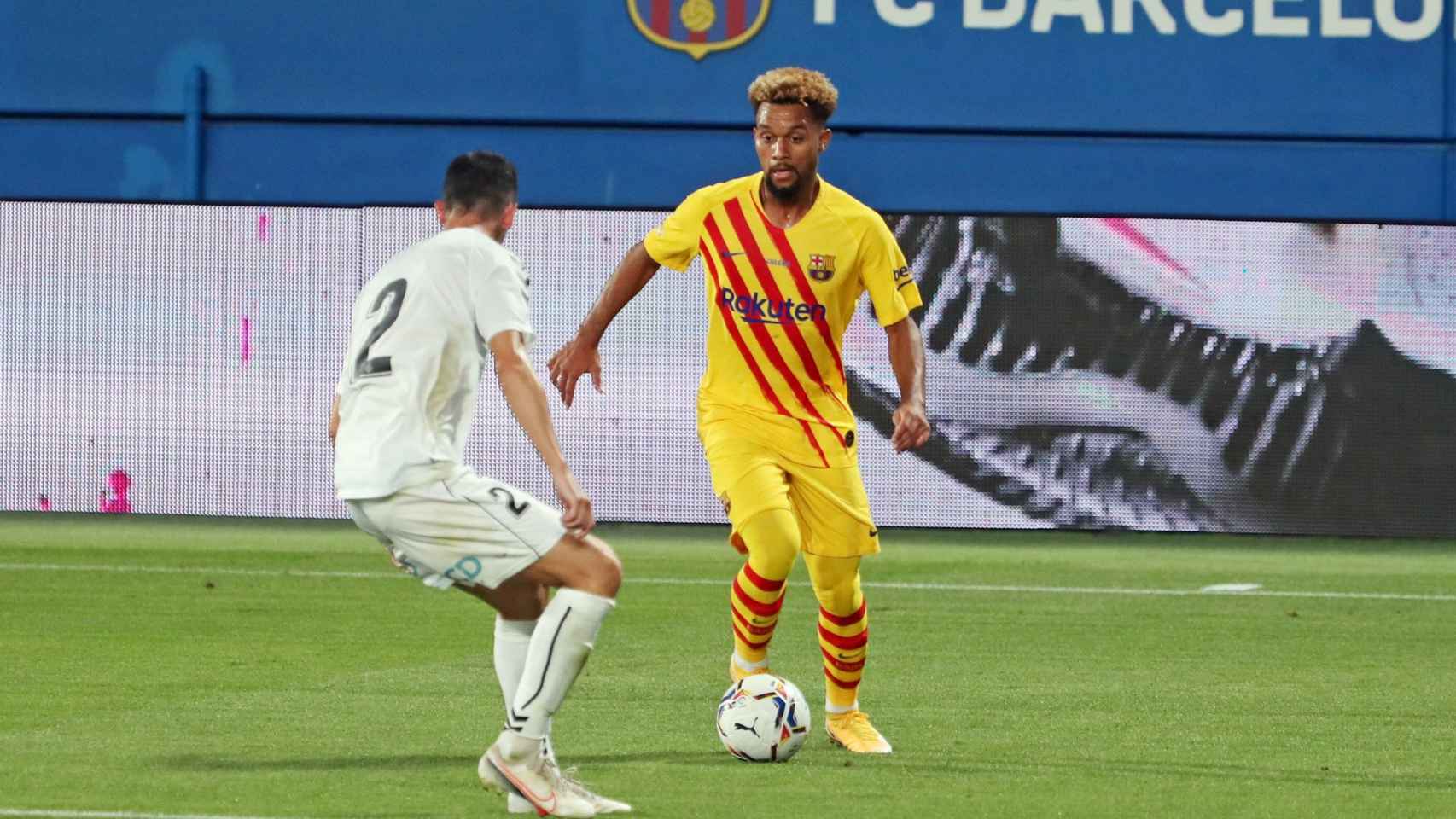Konrad de la Fuente en su debut con el primer equipo del Barça / FC Barcelona