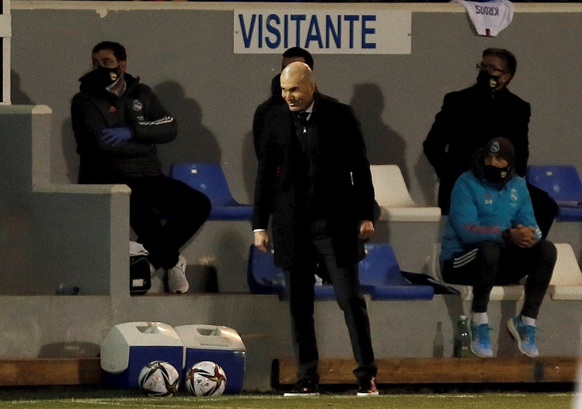 Zidane contra el Alcoyano / EFE