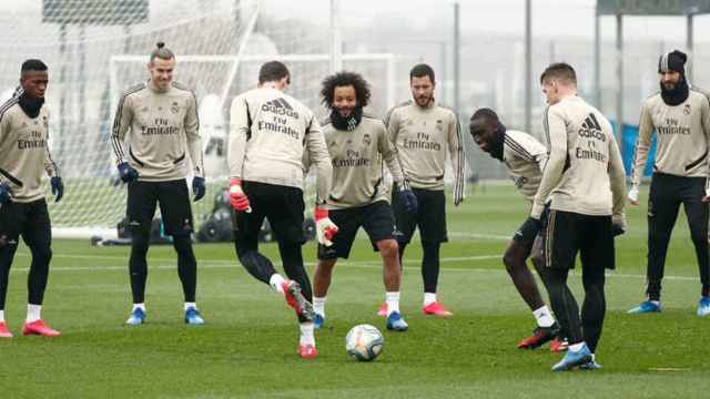 Los jugadores del Real Madrid entrenando / Redes