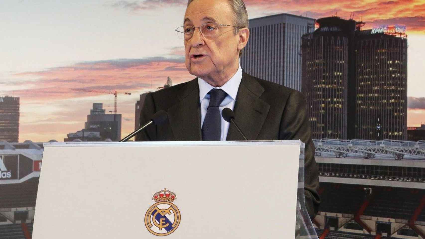 Florentino Pérez en un acto con el Real Madrid / EFE