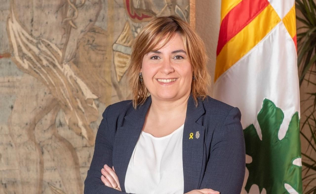 La alcaldesa de Figueres, Agnès Lladó, en un posado institucional / TWITTER