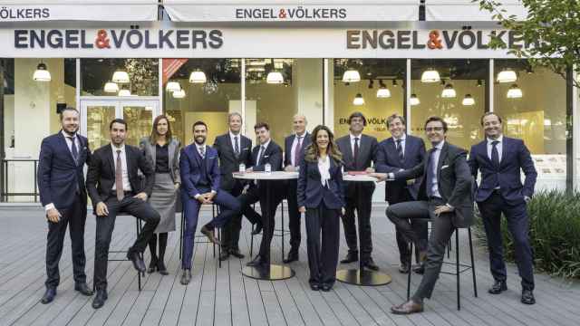 El equipo de directivos de Engel & Völkers Barcelona