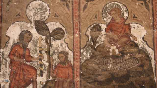 Pinturas murales góticas ocultas durante cinco siglos en la catedral de Salamanca / DIÓCESIS DE SALAMANCA