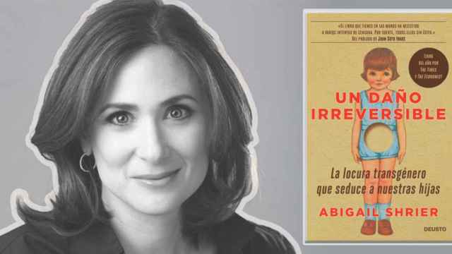 Abigail Shrier, autora del libro 'Un daño irreversible' / MONTAJE CG