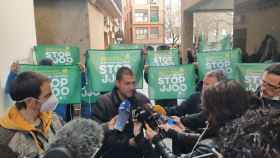 Uno de los portavoces de Stop JJOO, Bernat Lavaquiol, contrarios al proyecto olímpico en los Pirineos / STOP JJOO