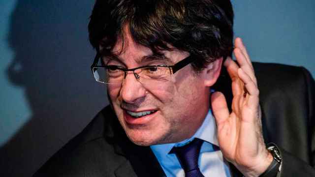 Puigdemont, en una rueda de prensa / EFE