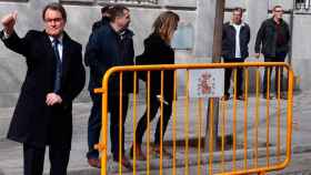 Artur Mas, expresidente de la Generalitat, a la salida del Tribunal Supremo tras declarar por su presunta implicación en el 'procés' / EFE
