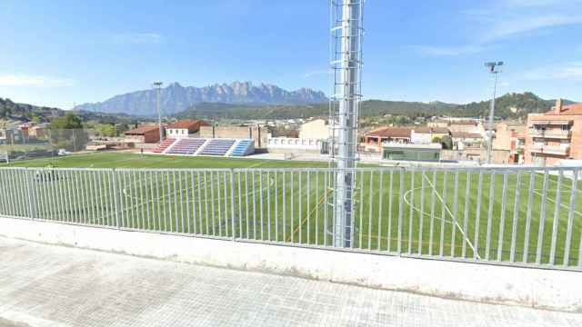 Campo de fútbol de Sant Vicenç de Castellet / GOOGLE STREET VIEW
