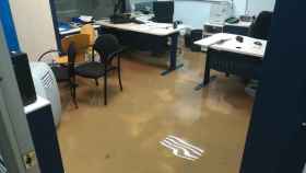 Comisaría de la Guardia Urbana de l'Eixample inundada