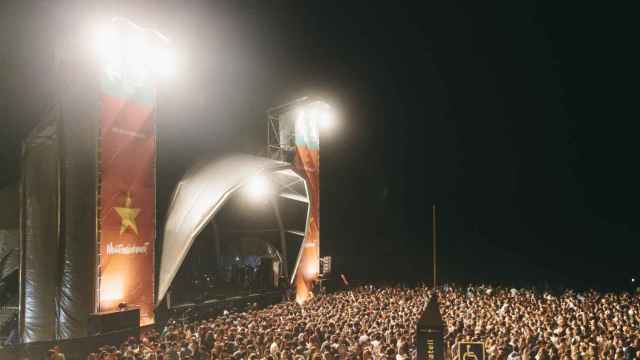 El concierto de La Mercè en la playa de Bogatell en 2016