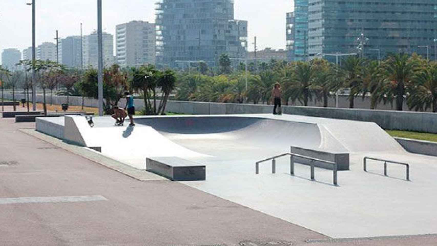 Imagen del 'skatepark' del Fòrum de Barcelona / CG