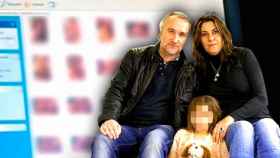 Nadia con sus padres, Fernando Blanco y Margarita Garau / CG