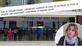 Gemma Tarafa, comisionada municipal de sanidad, votó 'sí' a blindar la cúpula del Hospital del Mar.