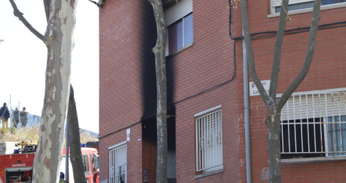 Daños en la vivienda afectada en el incendio de Rubí / GALA ESPÍN - CRÓNICA GLOBAL