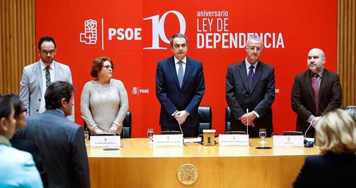 Décimo aniversario de la ley de dependencia del expresidente José Luis Zapatero / EFE