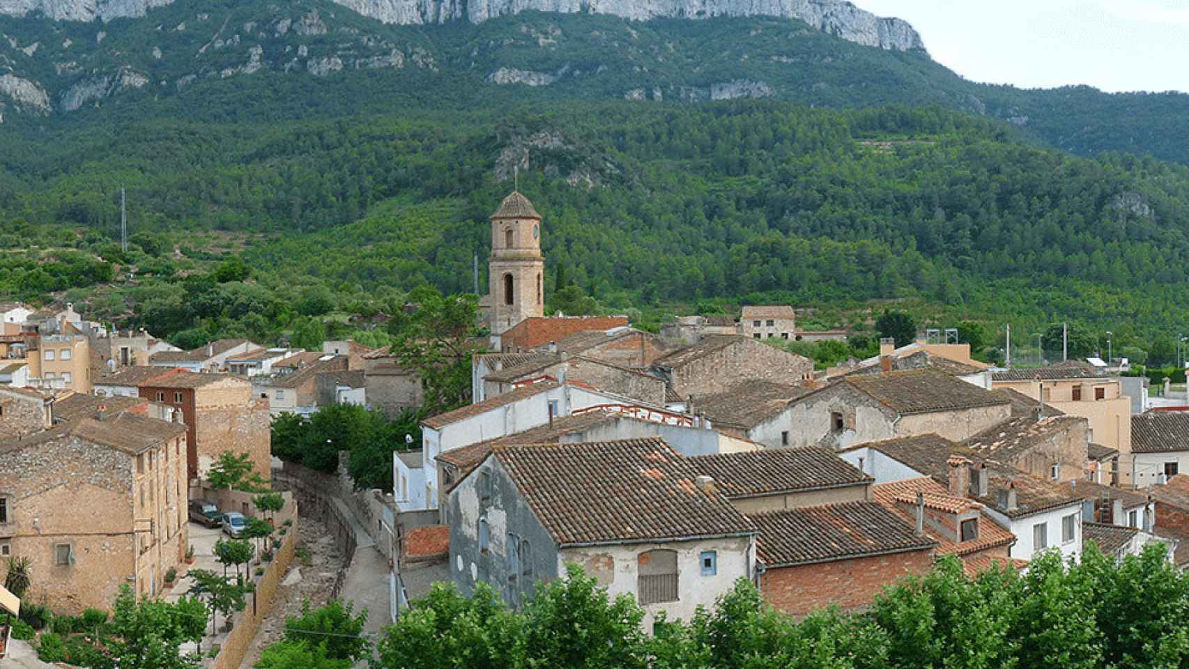Vistas de la localidad de La Torre de Fontaubella / CG