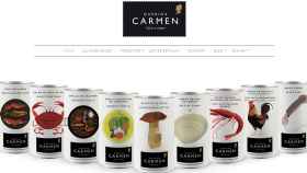 Captura de la web de BCN Gourmet, elaboradora de platos preparados con la marca Querida Carmen / CG