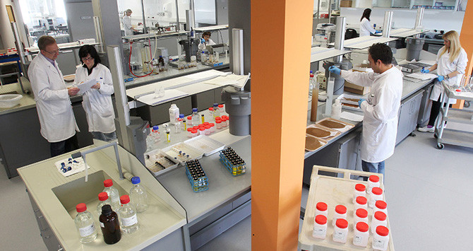Imagen de uno de los laboratorios de Aigües de Catalunya / CG