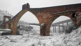 Puente del Diablo de Martorell nevado / SANSAR - WIKIMEDIA COMMONS