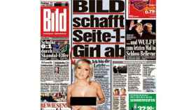 Una foto de archivo de una portada del diario alemán Bild