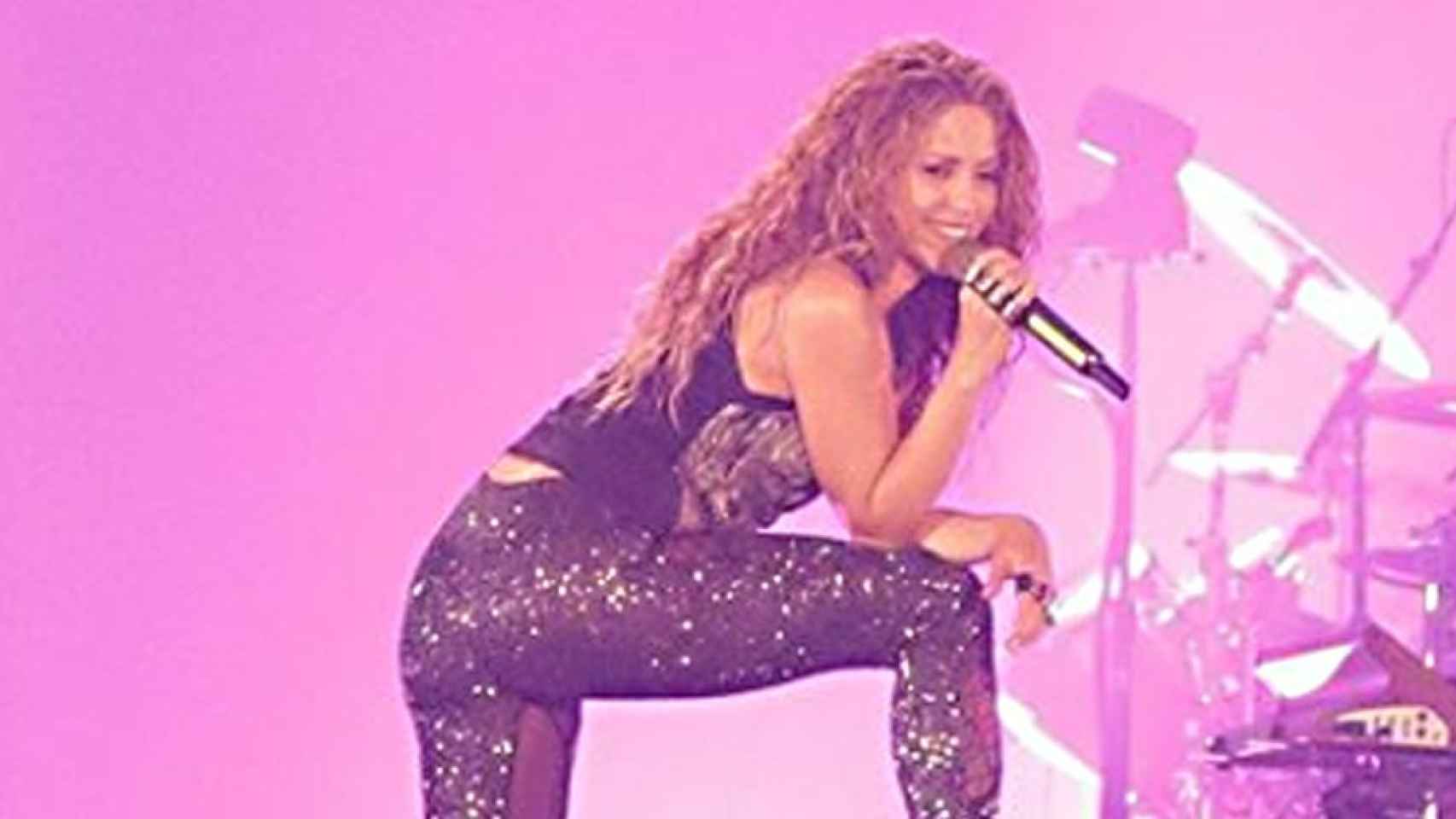 Foto de Shakira durante un concierto / Instagram