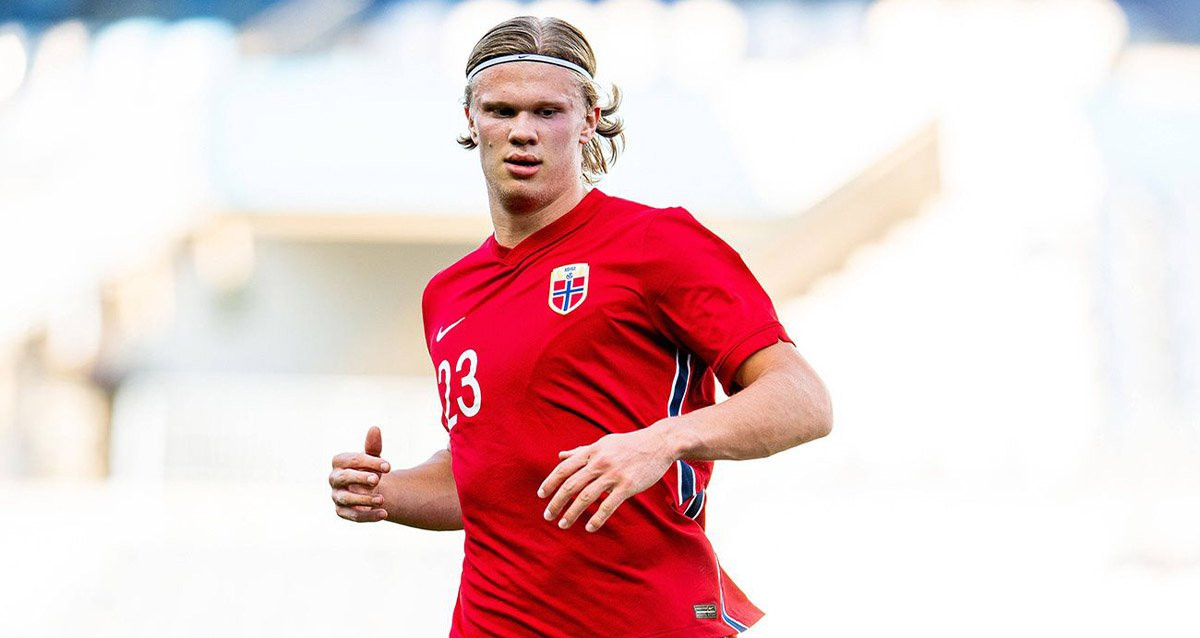 Erling Haaland viste una camiseta de Nike con Noruega / REDES
