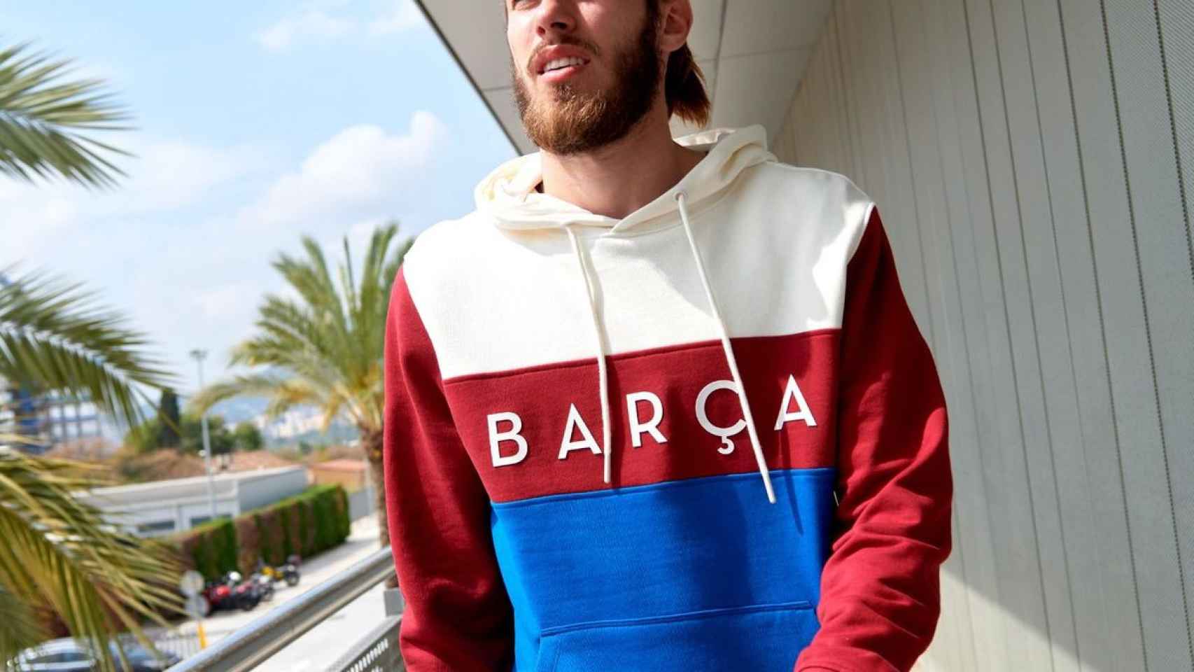El Barça ha presentado su nueva colección de ropa urbana Color Block. / FCB