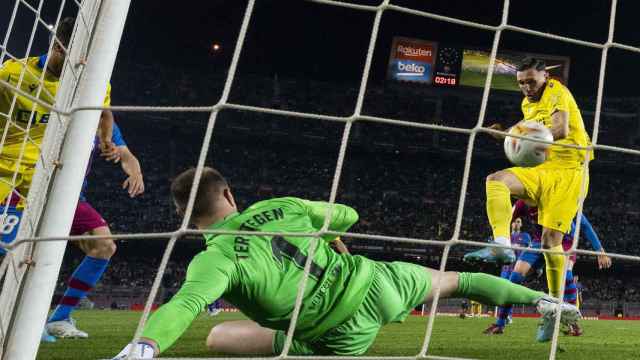 Ter Stegen, superado en el gol de Lucas Pérez