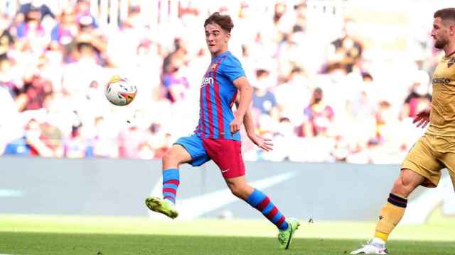 Gavi jugando contra el Levante / FC Barcelona