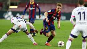 De Jong en una acción contra el Valladolid / FC Barcelona