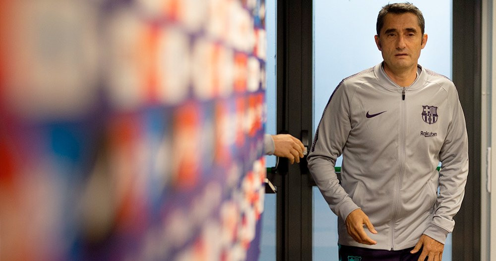 El entrenador del FC Barcelona, Ernesto Valverde / EFE
