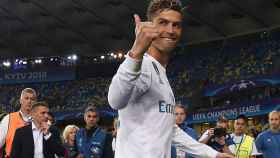 Cristiano Ronaldo, en un partido con el Real Madrid / EFE