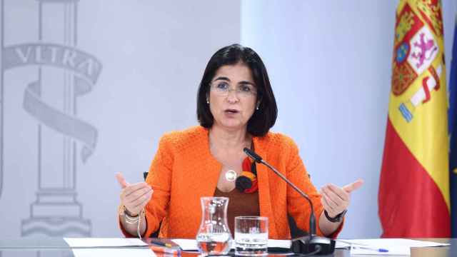 La ministra de Sanidad del Gobierno español, Carolina Darias, durante una rueda de prensa posterior a la reunión del Consejo de Ministros / Eduardo Parra - EUROPA PRESS