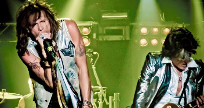 Algunos integrantes de Aerosmith durante un concierto / CREATIVE COMMONS