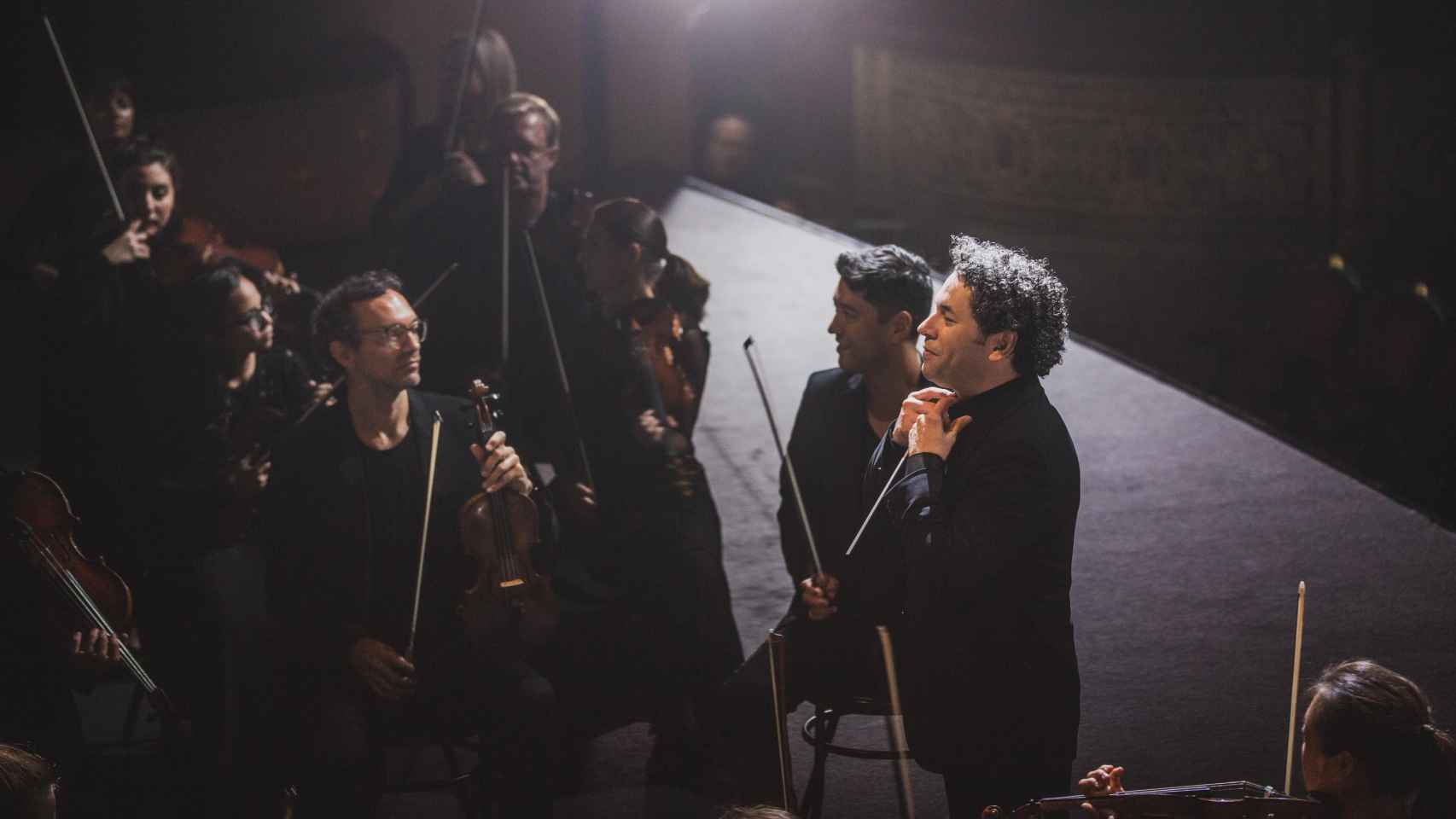 Una imagen del proyecto Symphony, con Gustavo Dudamel / FUNDACIÓN La Caixa