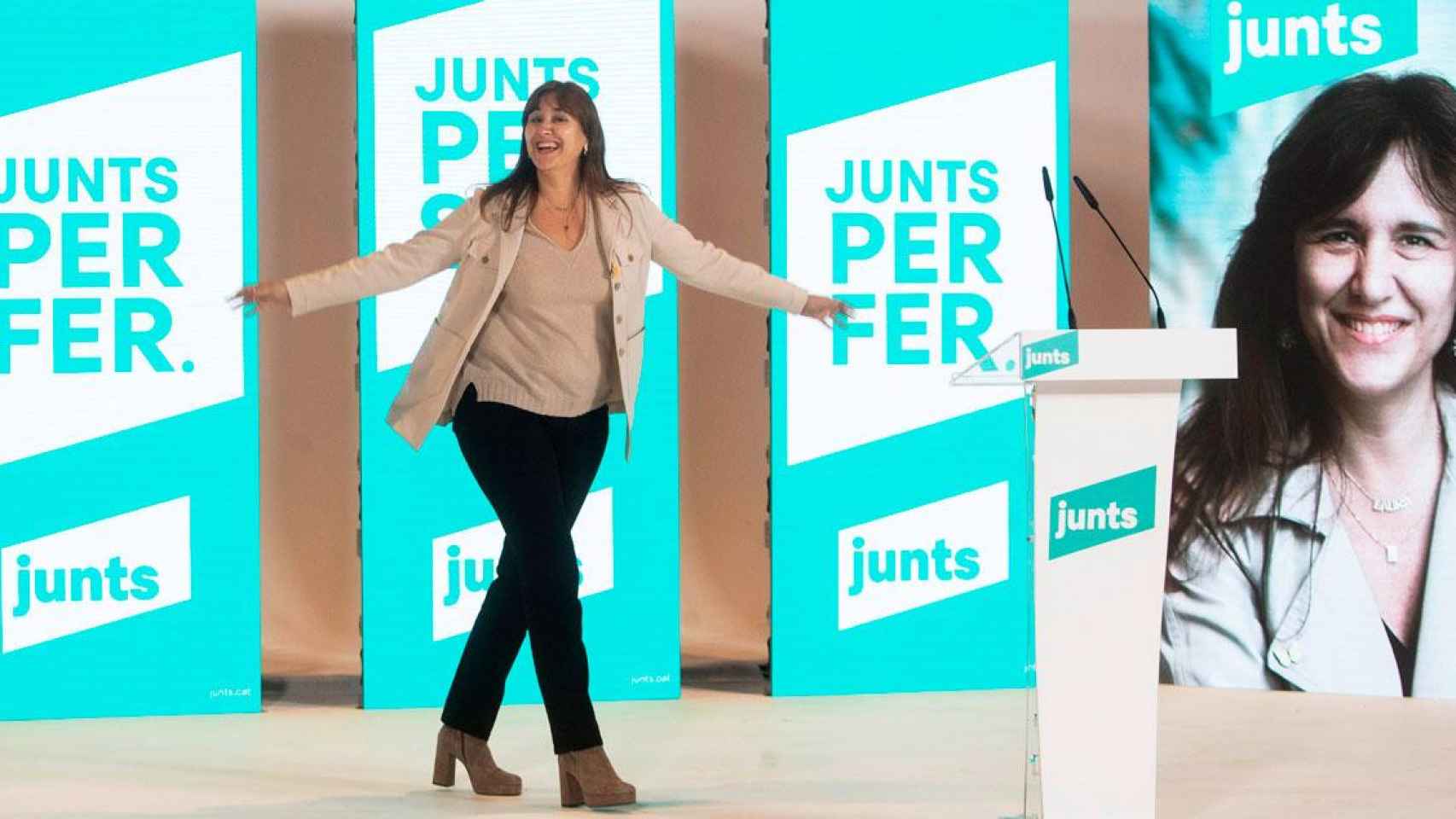 La candidata de JxCat a la presidencia de la Generalitat, Laura Borràs / EFE