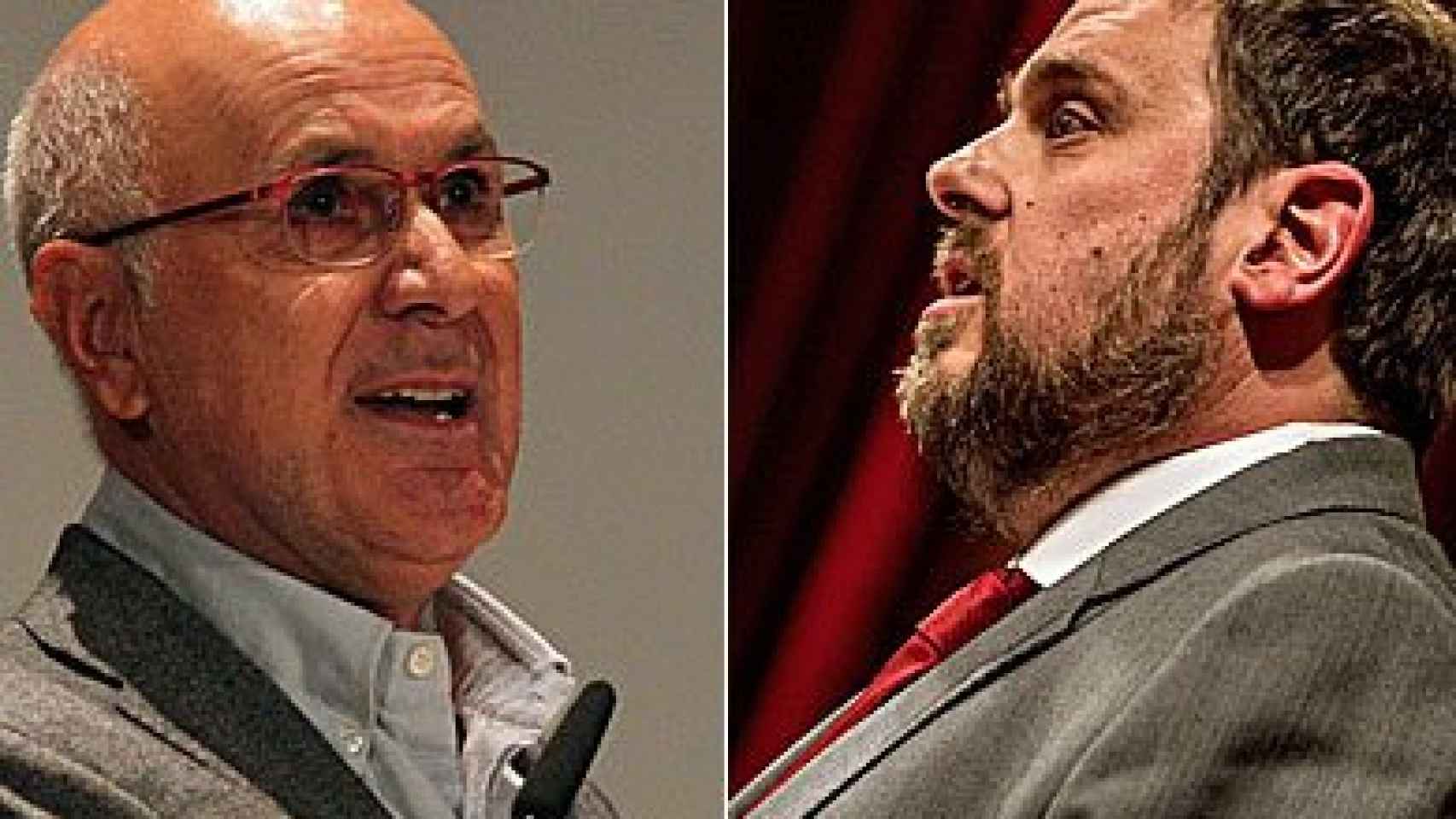 Josep Antoni Duran i Lleida y Oriol Junqueras
