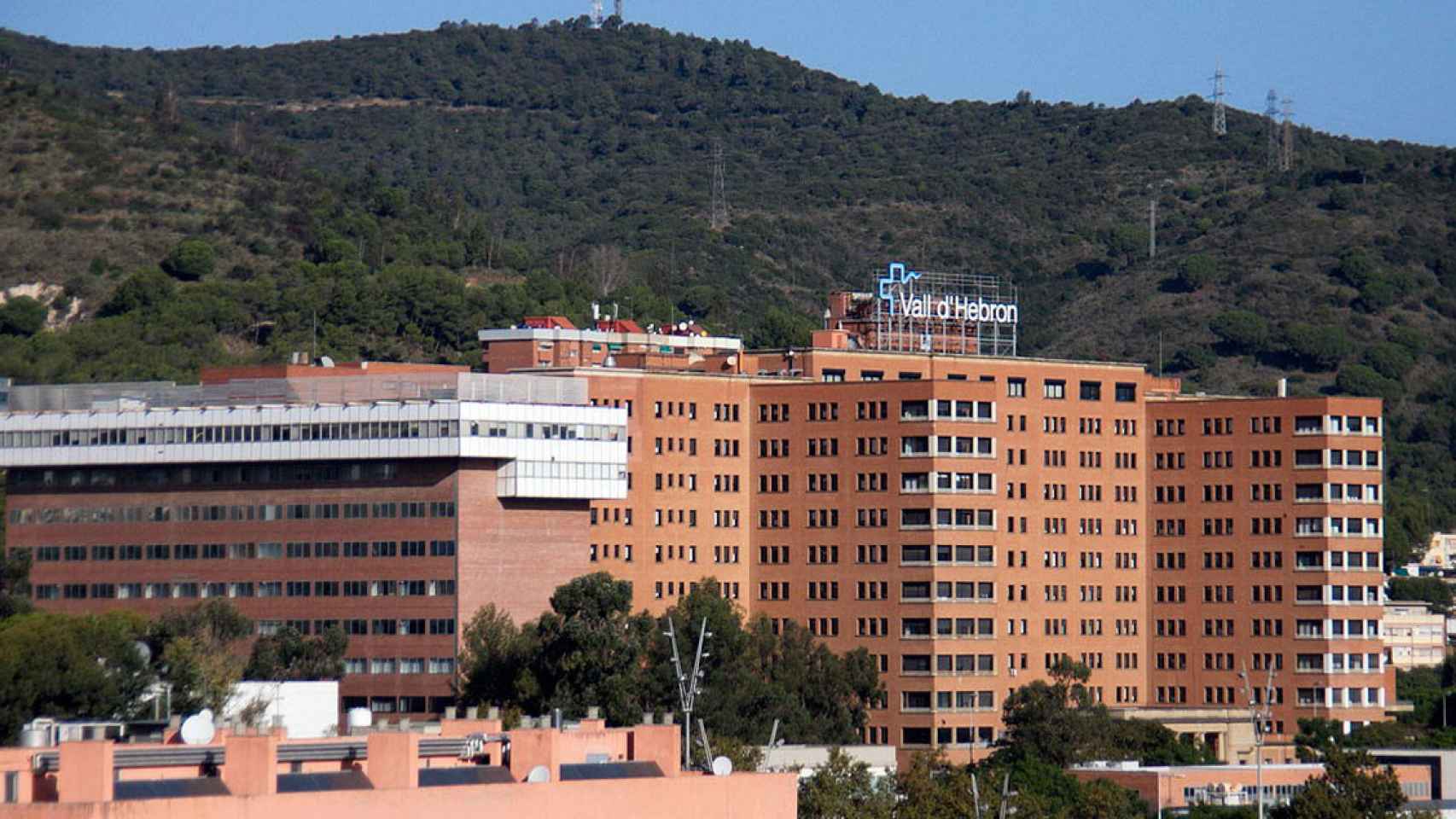 Imagen aérea del Hospital Vall d'Hebron / Cedida
